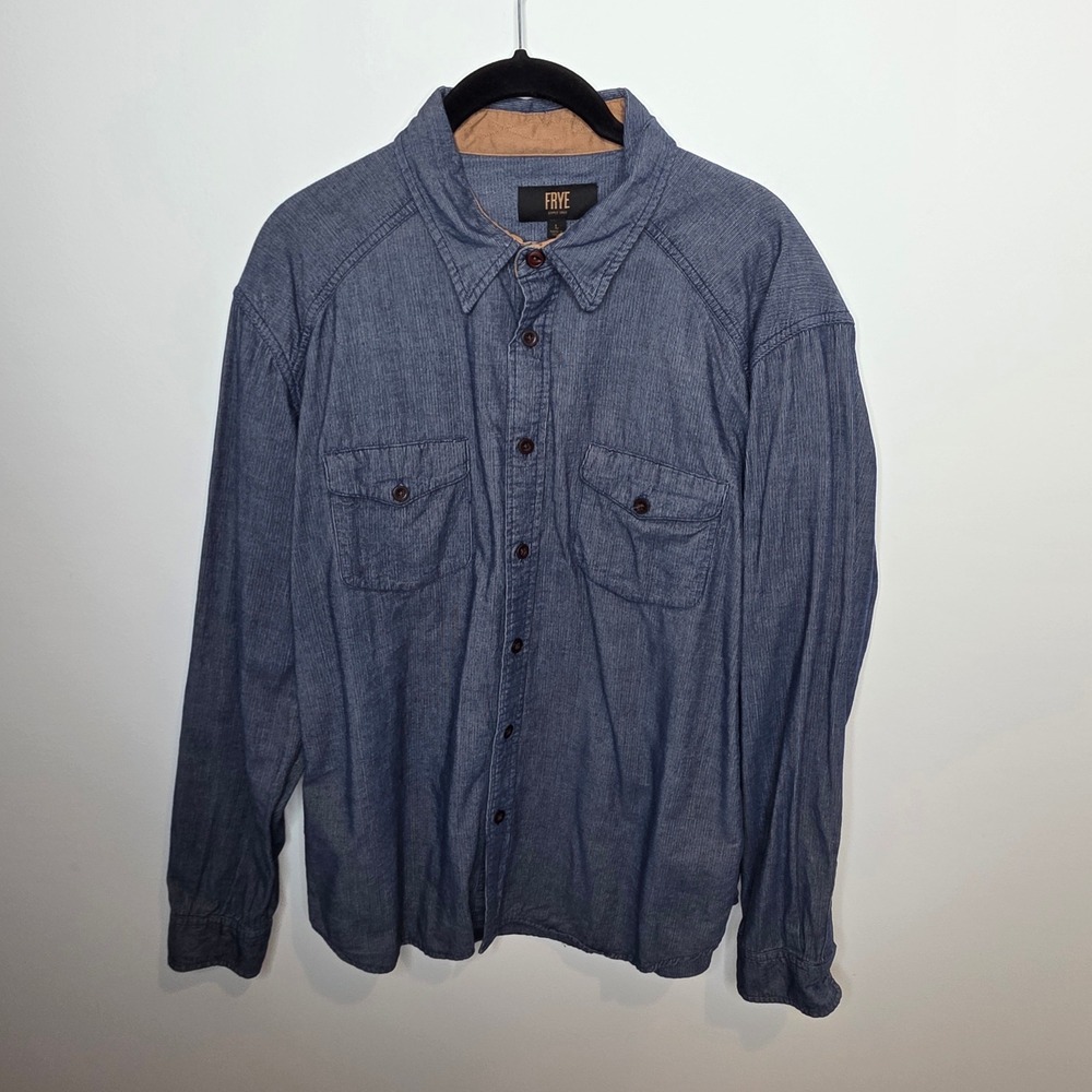 Frye Button Up‎ Mens Large